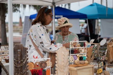 Art vendor at Kissimmee's Art in the Park