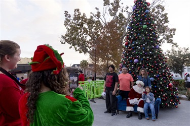 Santa at Kissimmee Festival of Lights