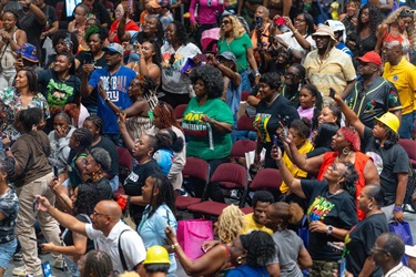Attendees at Kissimmee Juneteenth Festival