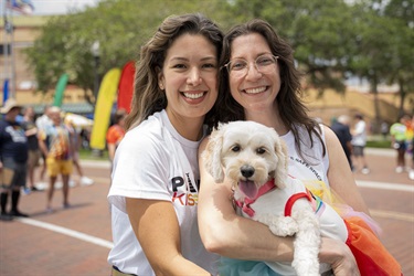 Attendees at Pridefest Kissimmee