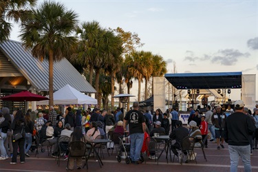 Attendees at Taste of Kissimmee