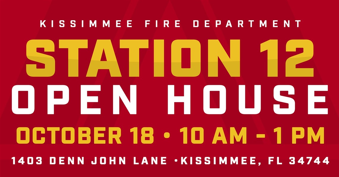 Fire Station 12 Open House Digital Banner 2025