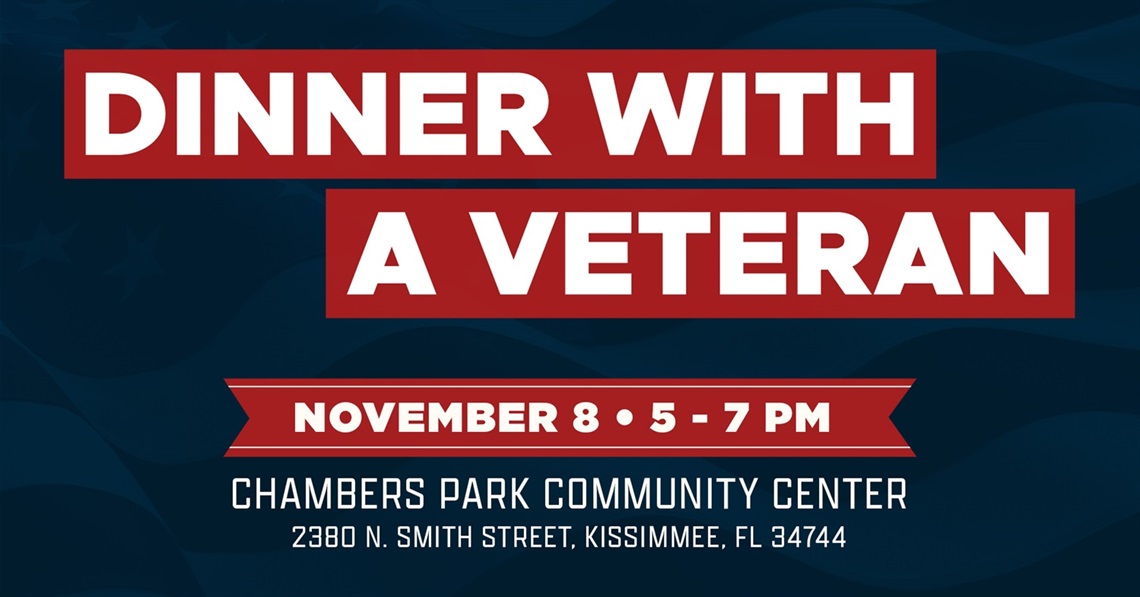 Dinner with a Veteran - Web Banner 2025