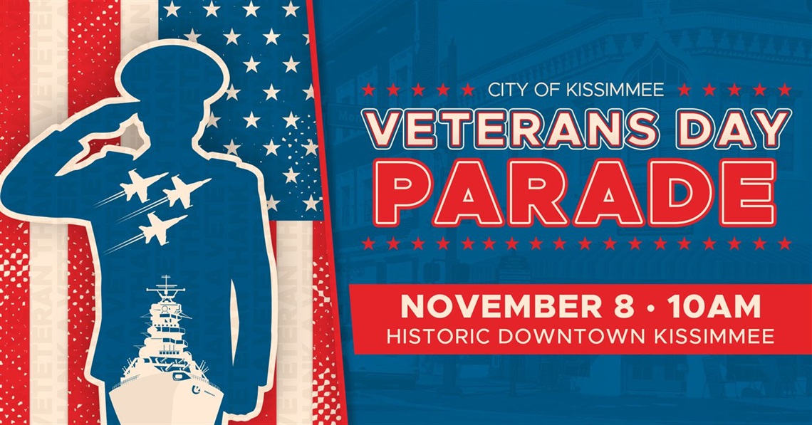 Veterans Day Parade Website Banner 2025