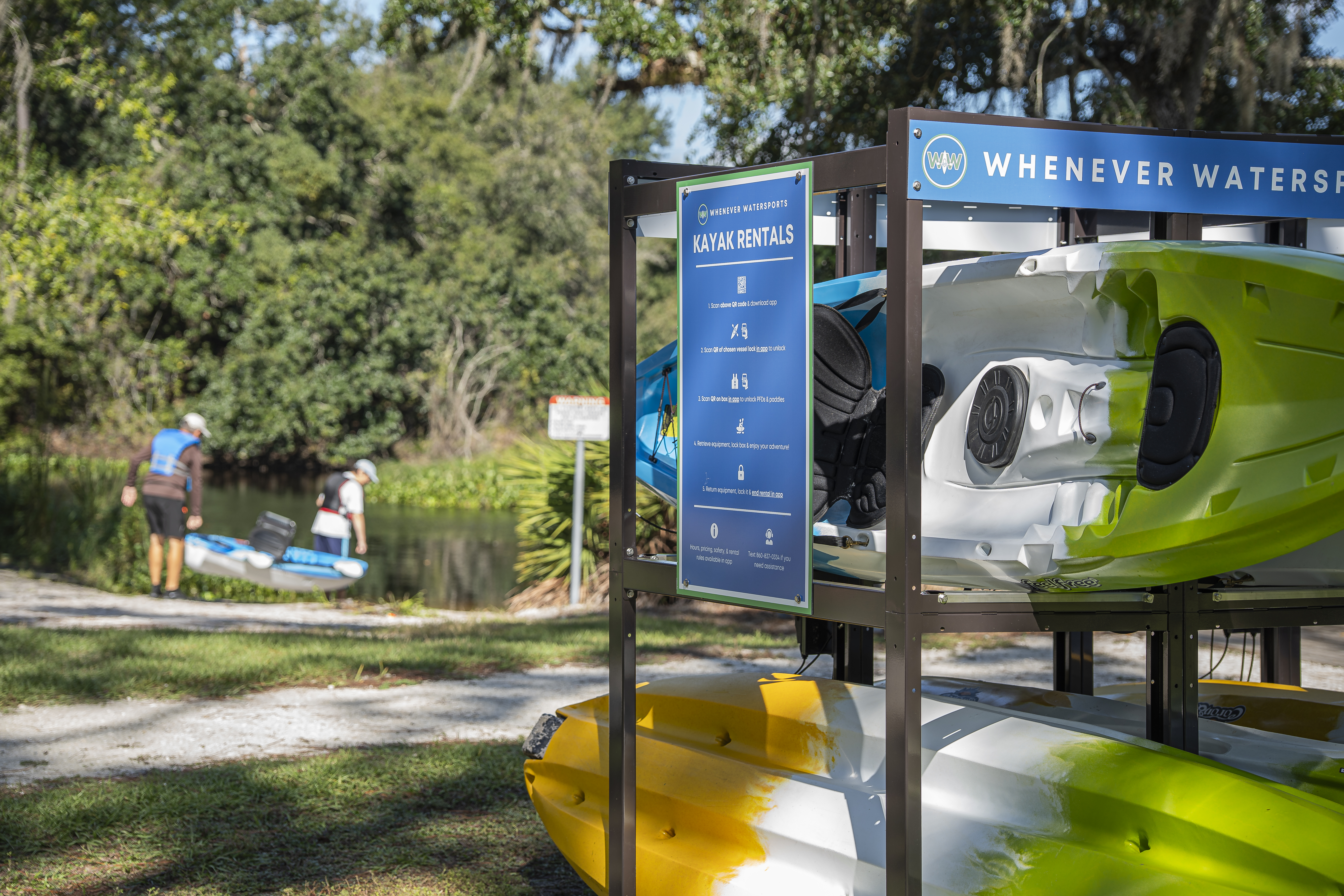 Self-Service Kayak Rentals at Shingle Creek Regional Park