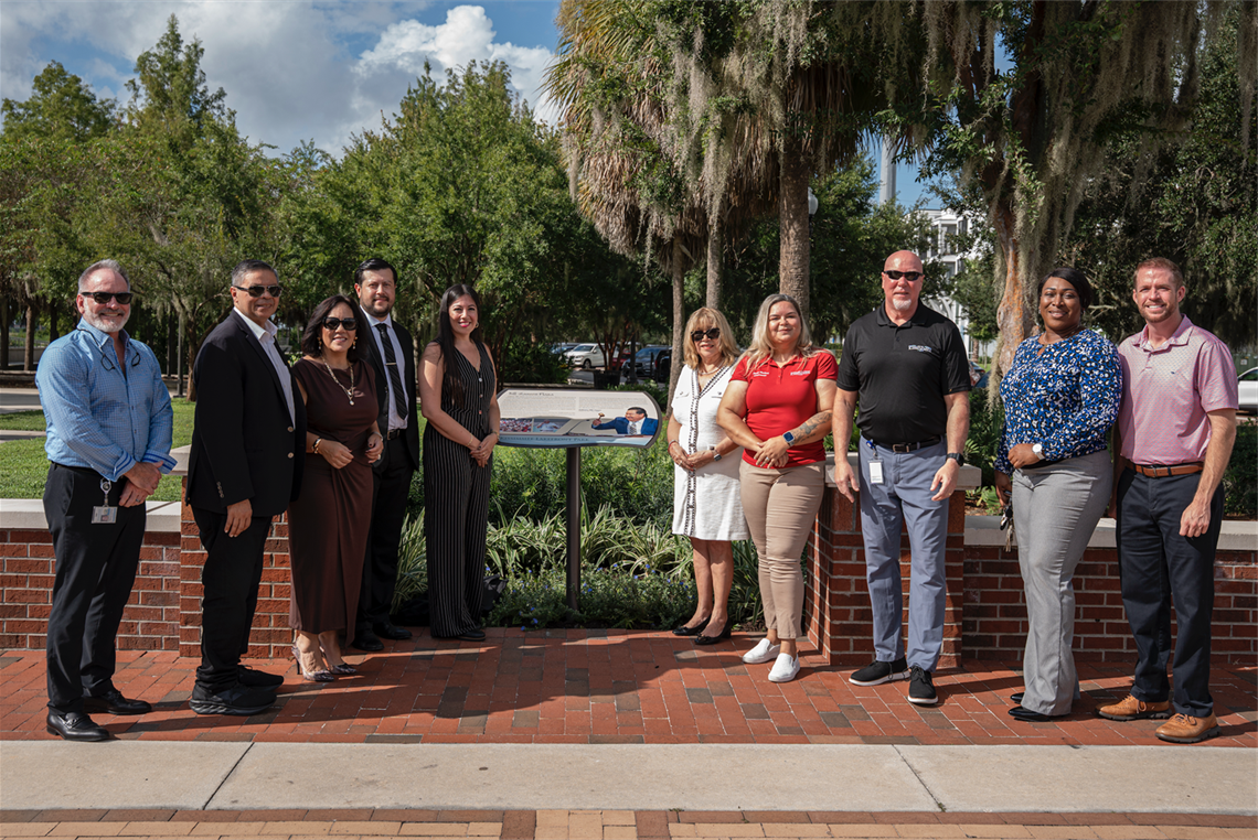 Bill Hansen Plaza Dedication