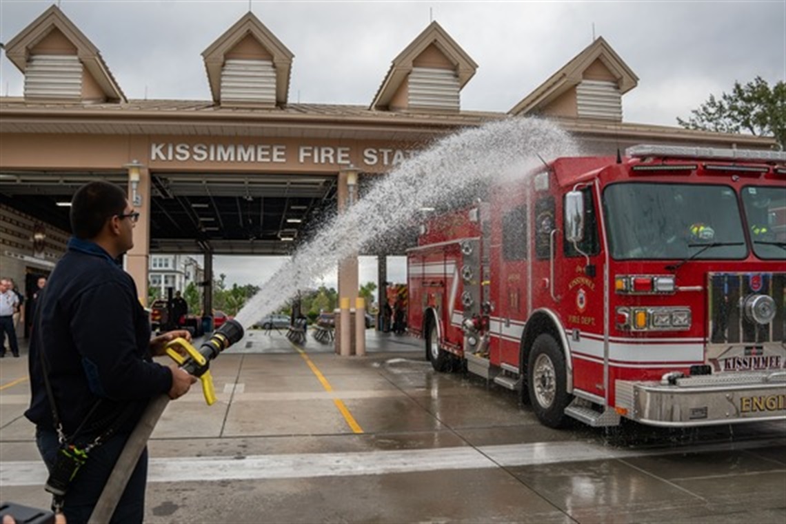 Engine 11 Push Back Ceremony