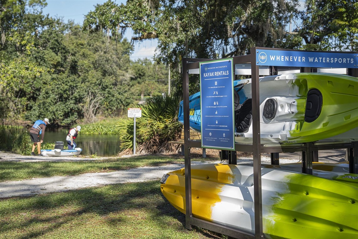 Self-Service Kayak Rental at Shingle Creek Regional Park